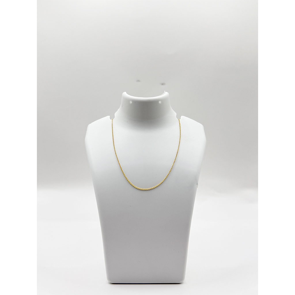 Delicate Gold Bead Chain Necklace