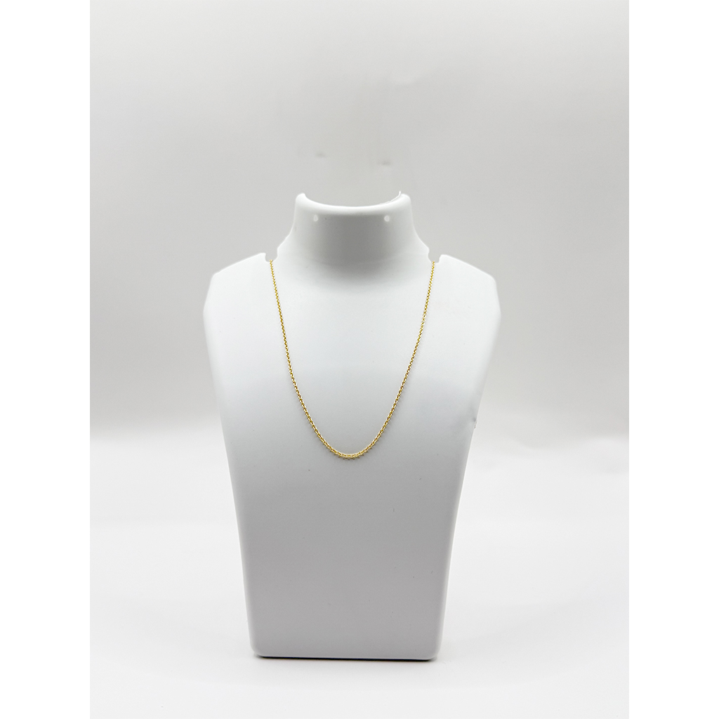 Classic Twisted Gold Rope Chain Necklace