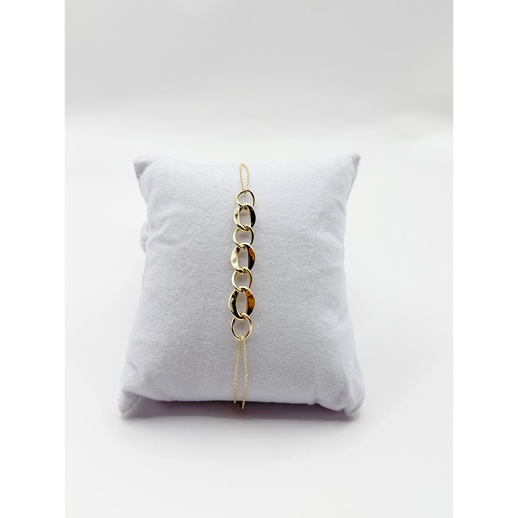 Bold Chunky Gold Link Bracelet