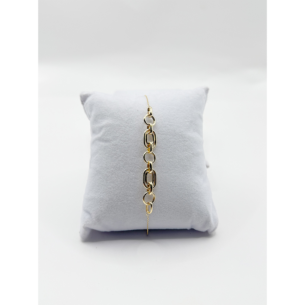 Bold Multi-Link Gold Bracelet