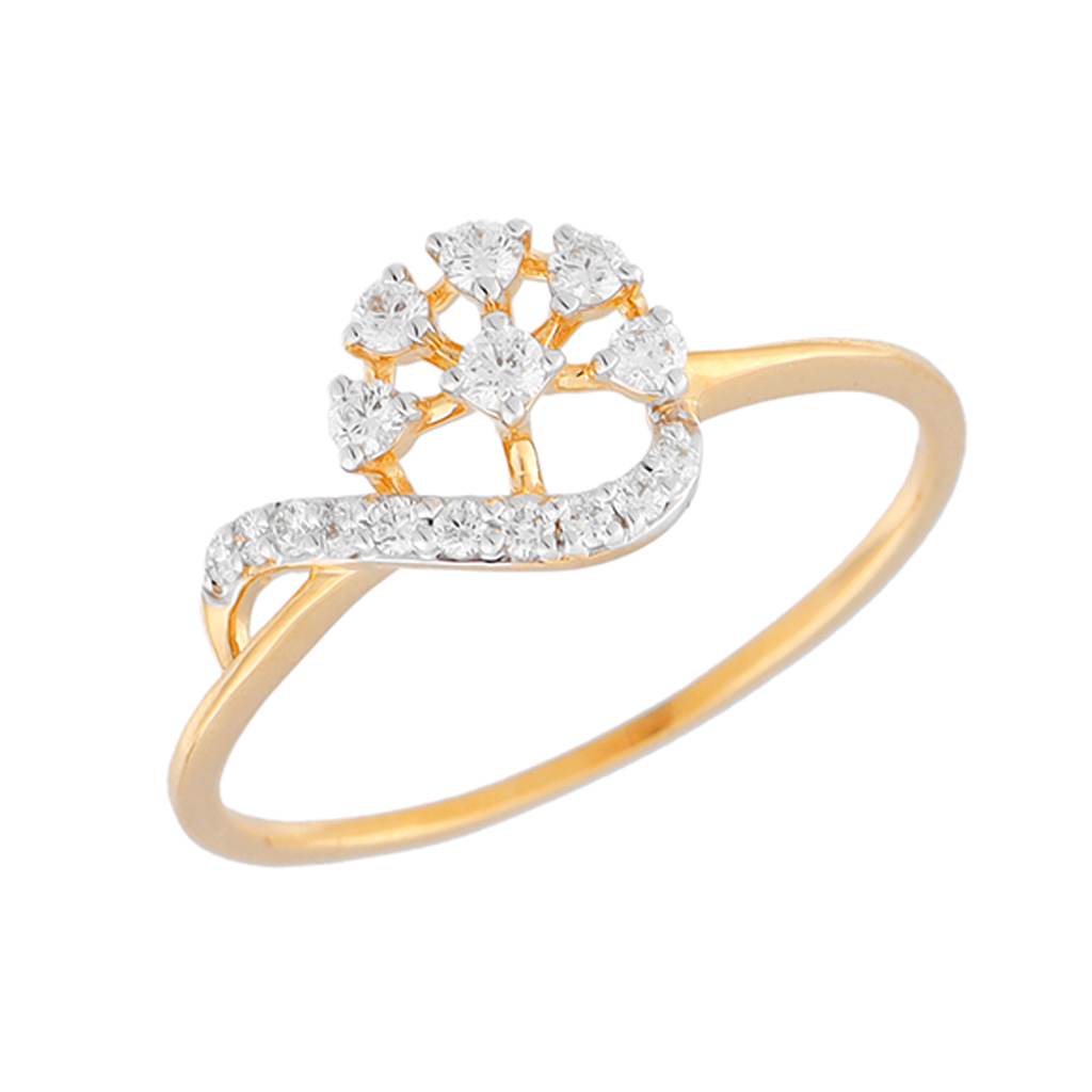 Petal Cluster Diamond Ring