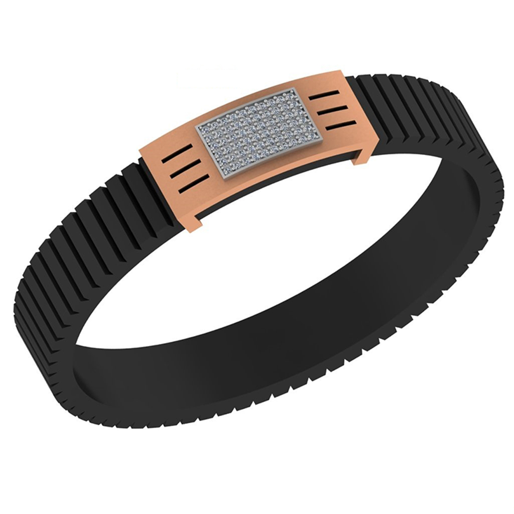 Broad Diamond Mesh Classic Bracelet