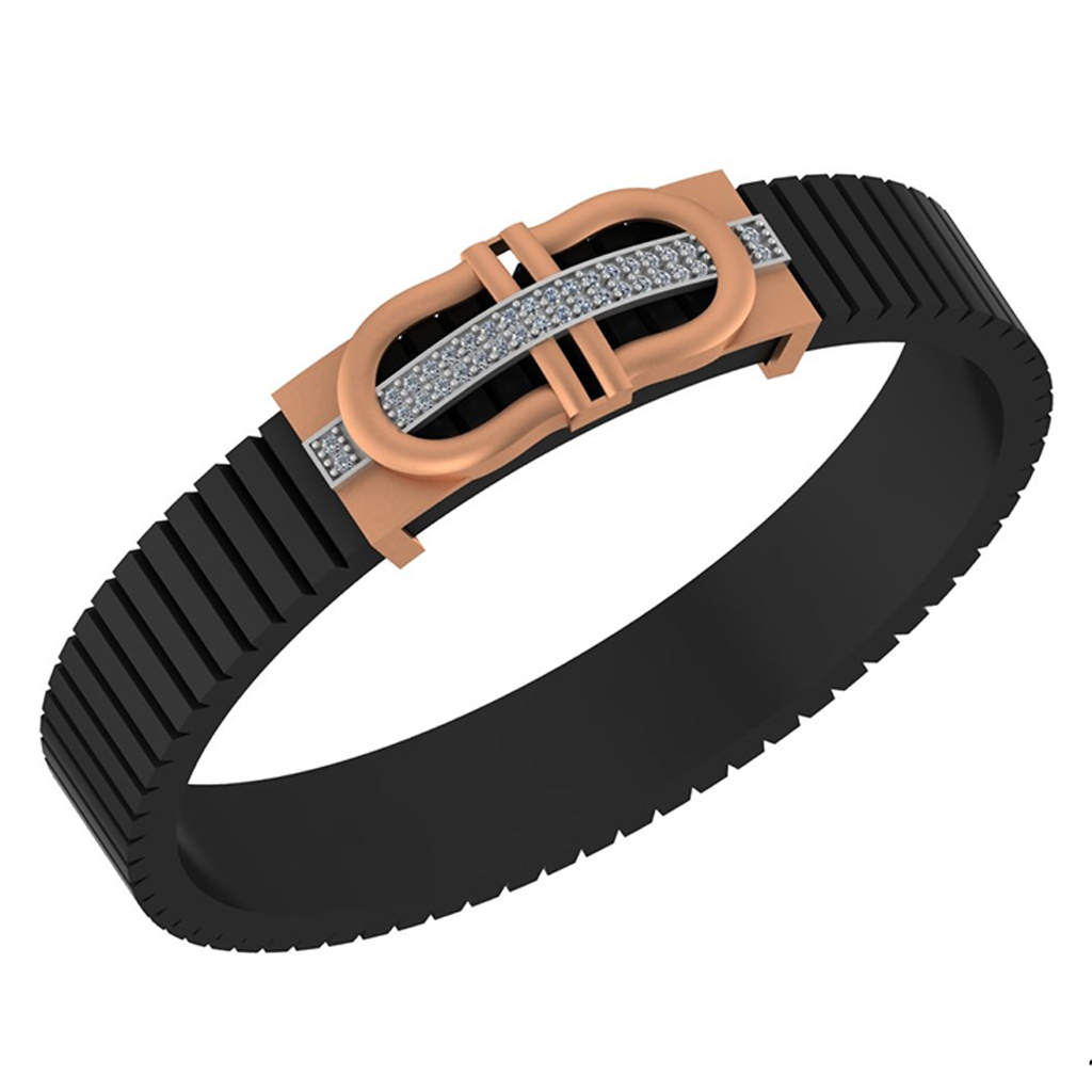 Infinity Grid Diamond Classic Bracelet