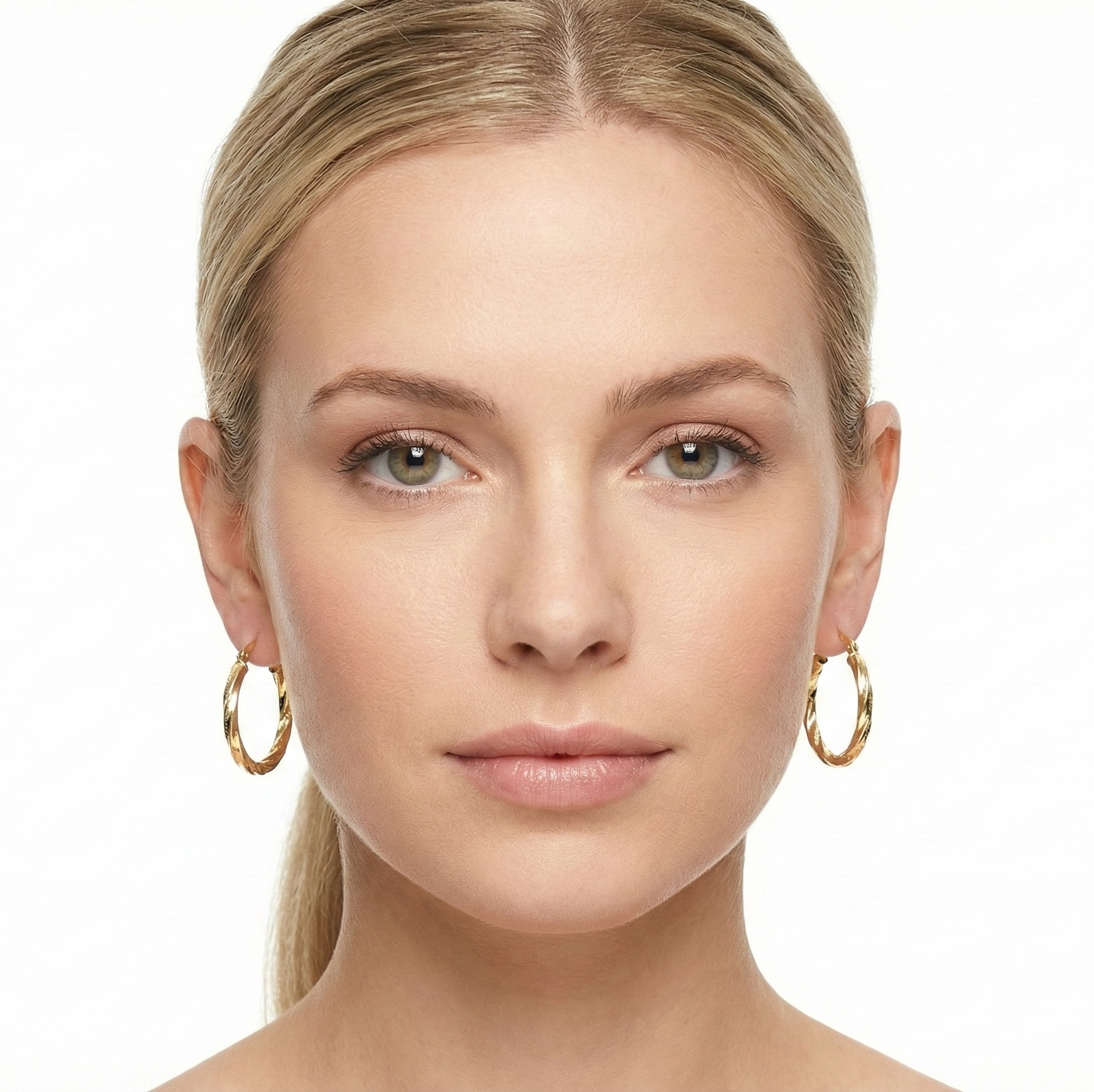 Classic Polished Gold Hoop Earrings