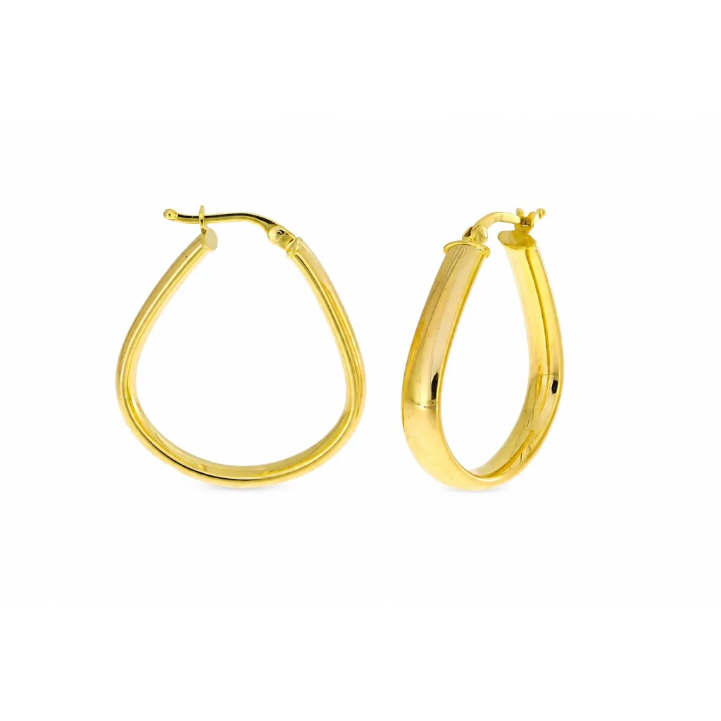 Hollow Gold Earring