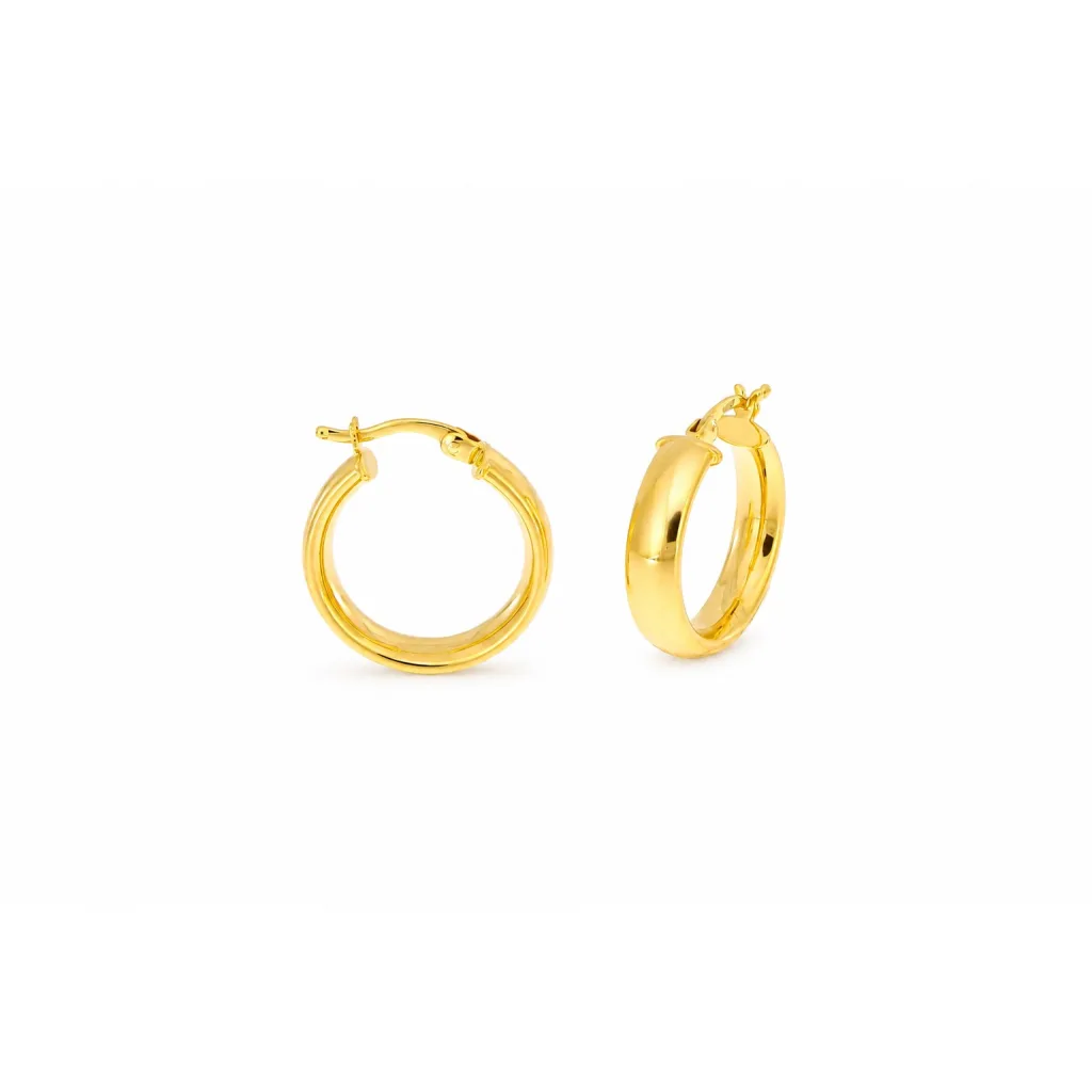 Hollow Gold Earring
