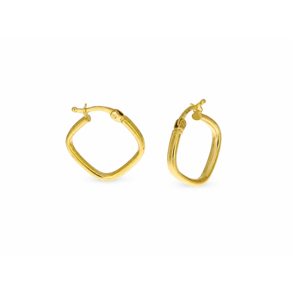 Hollow Gold Earring