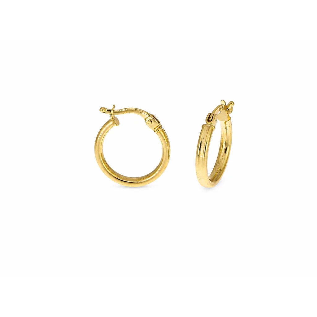 Hollow Gold Earring