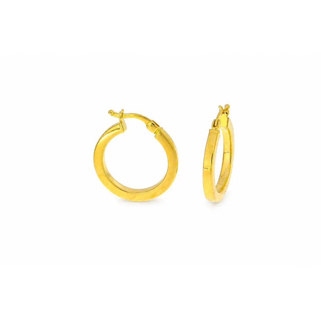 Hollow Gold Earring