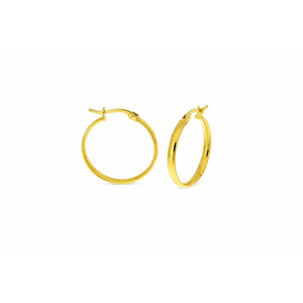 Hollow Gold Earring