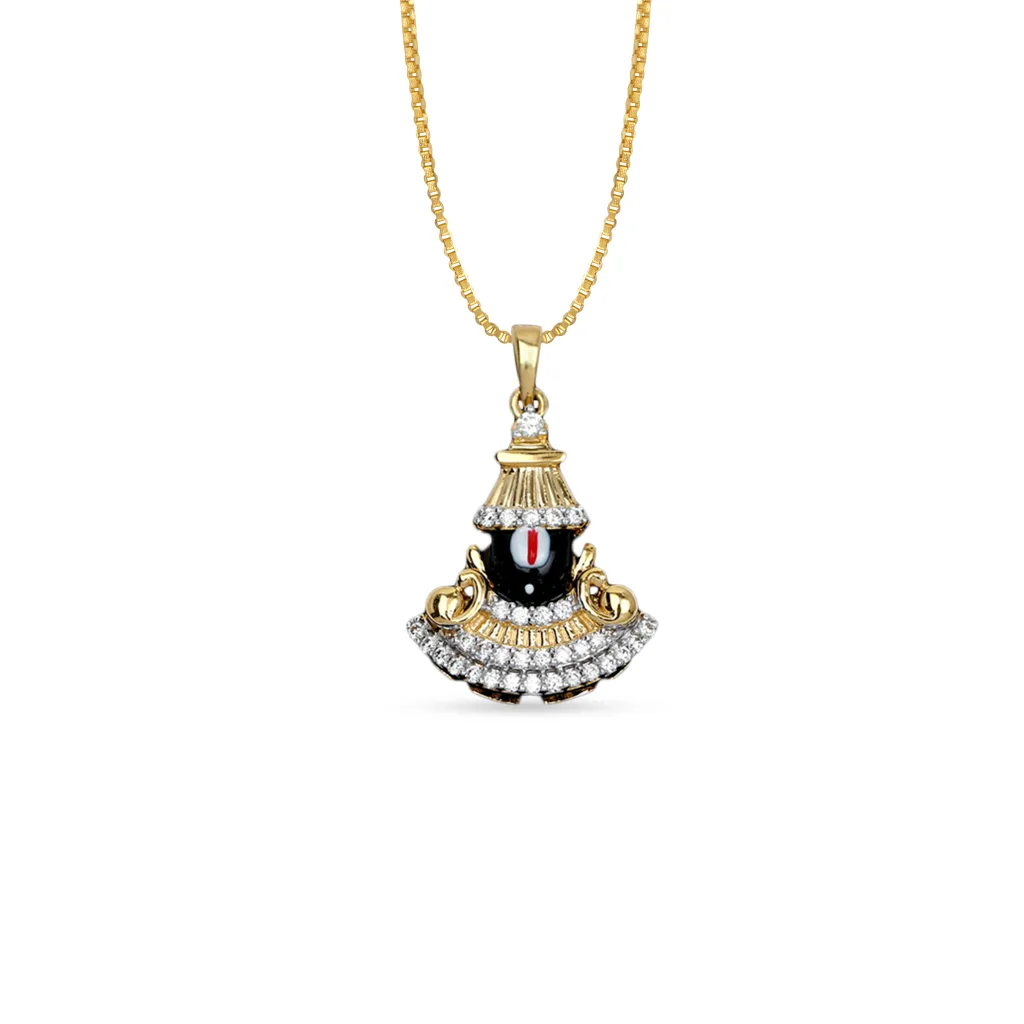 Lord Venkateswara Diamond Pendant Customization